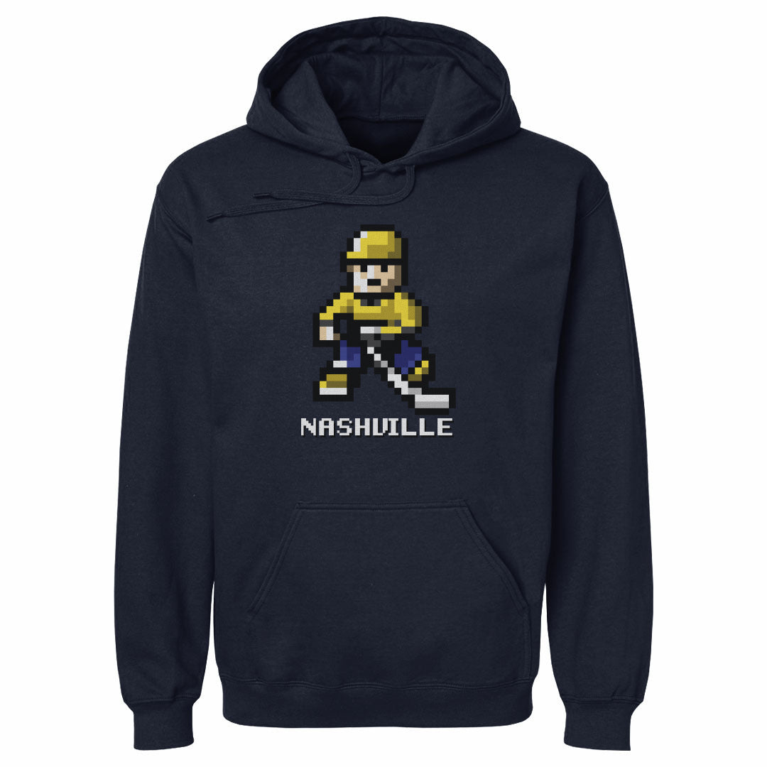 Nashville Hockey 8-bit WHT