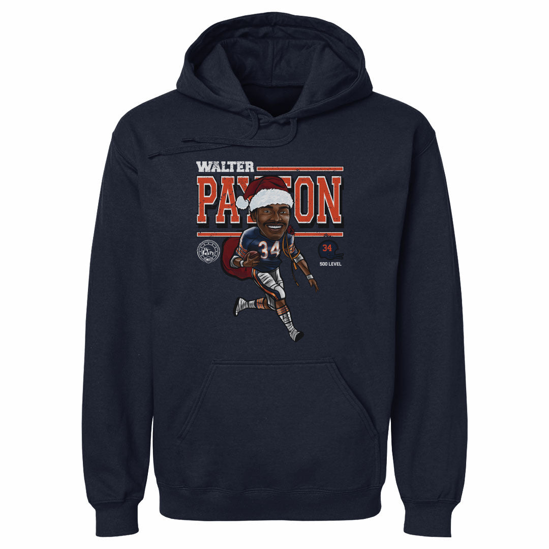 Walter Payton Chicago Cartoon Santa Hat WHT