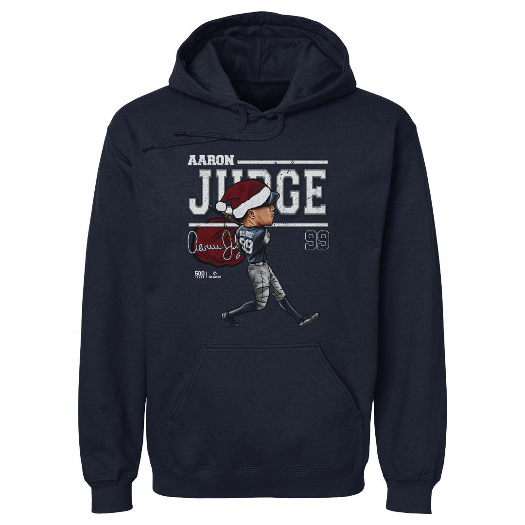 Aaron Judge New York Y Cartoon Santa Hat WHT
