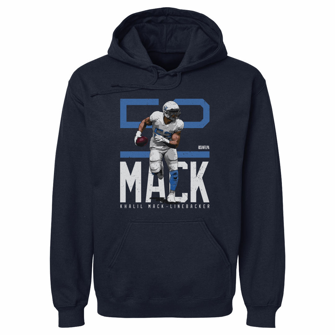 Khalil Mack Los Angeles C Bold Number WHT