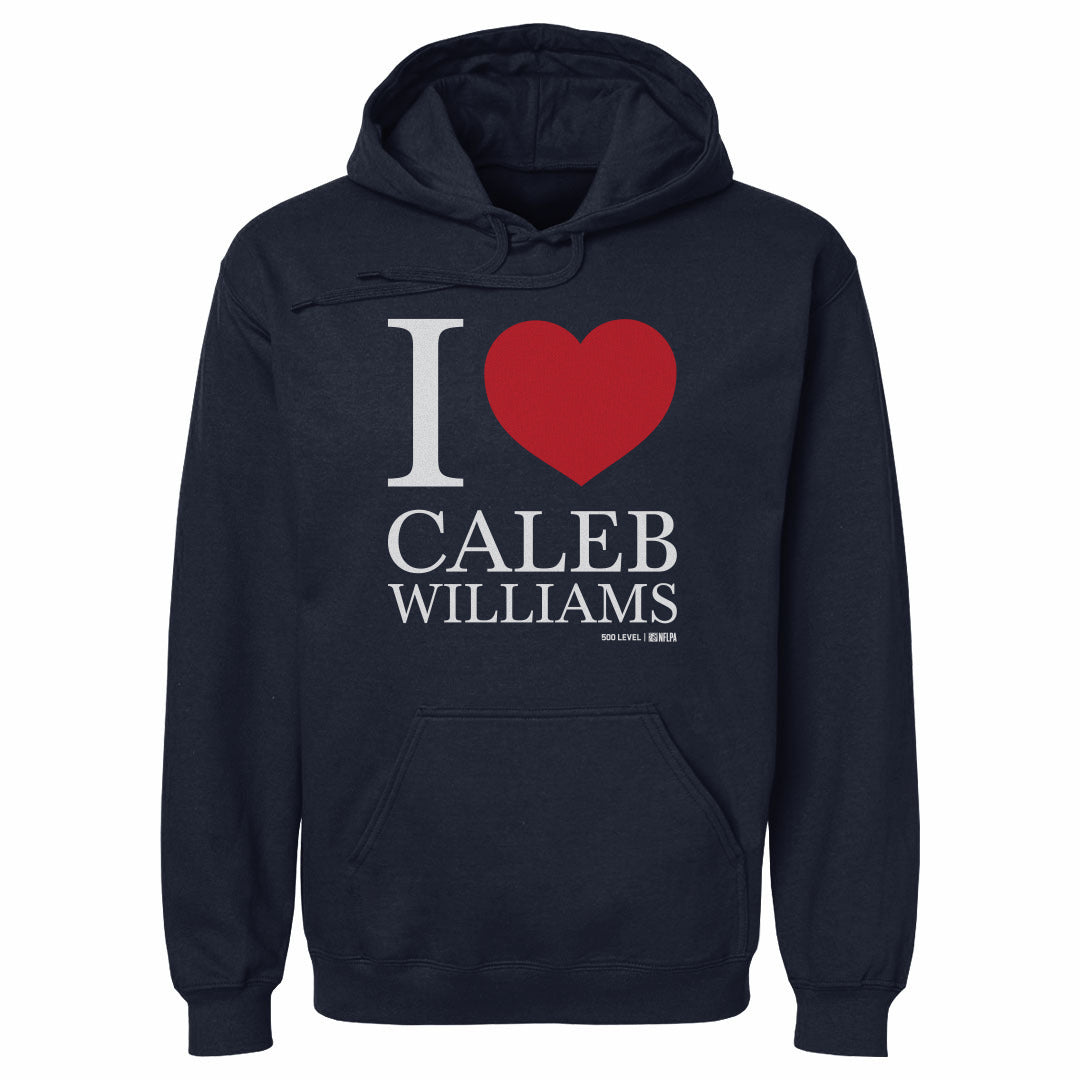 Caleb Williams Chicago I Love WHT