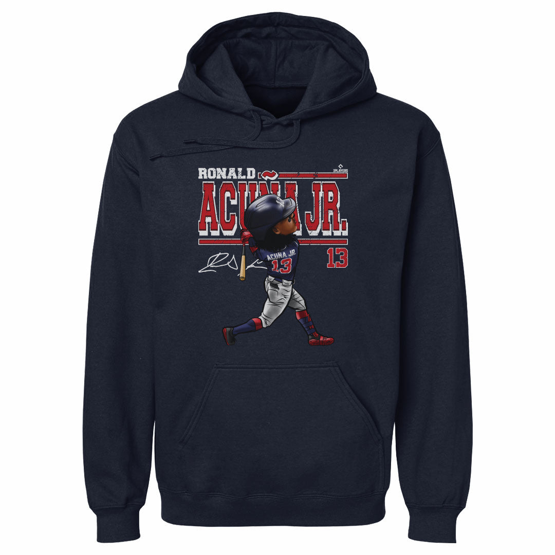 Ronald Acuna Jr. Cartoon WHT