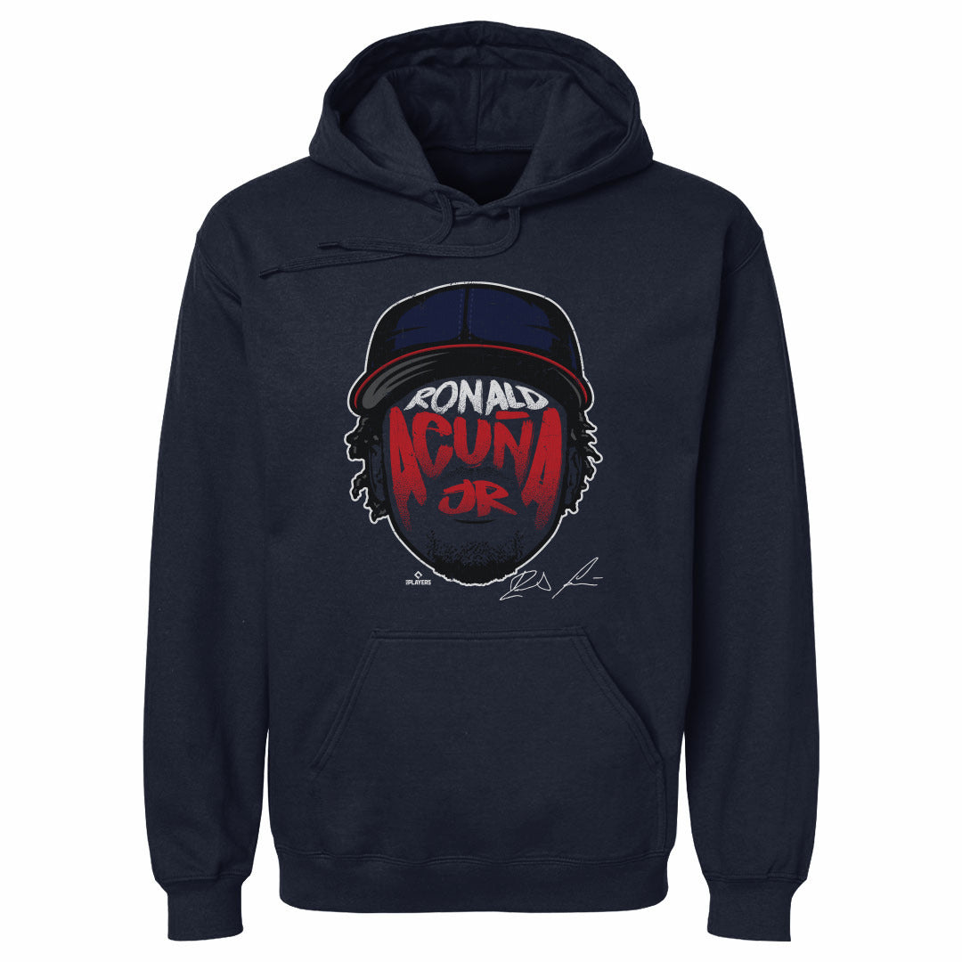 Ronald Acuna Jr. Player Silhouette WHT