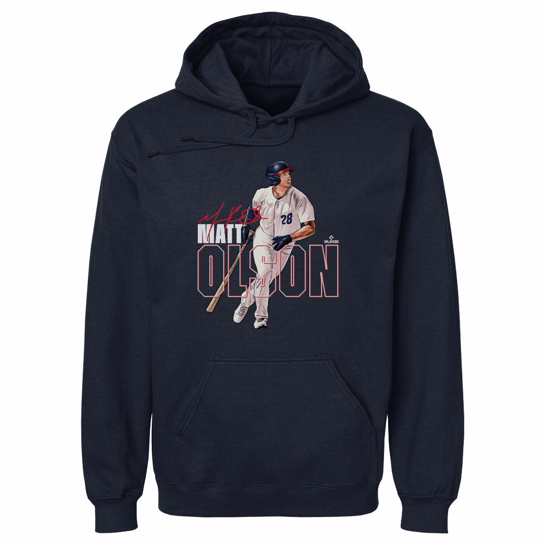 Matt Olson Atlanta Stance WHT