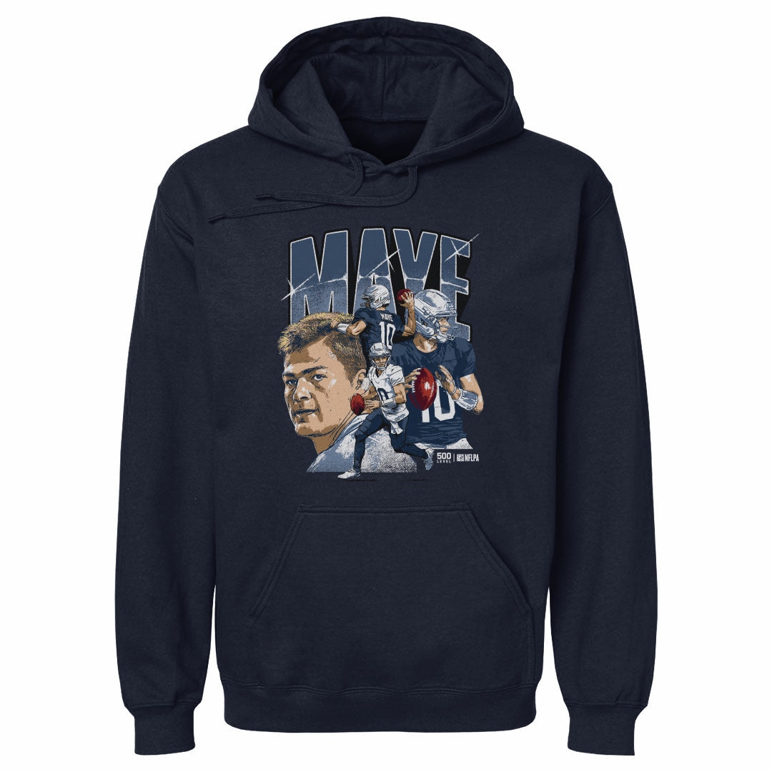 Drake Maye New England Collage WHT