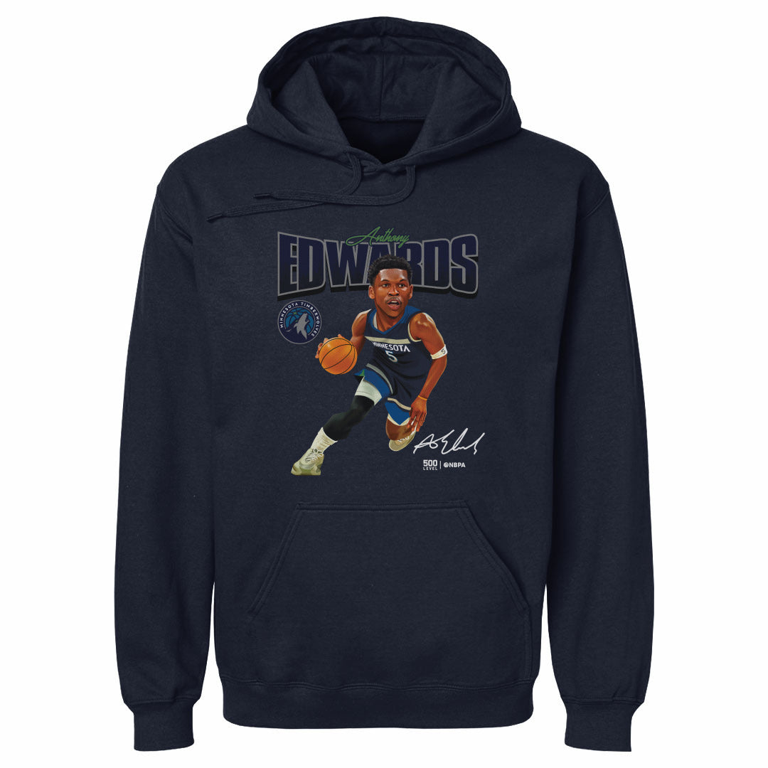 Anthony Edwards Minnesota Timberwolves Caricature WHT