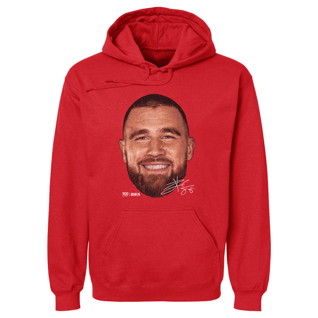 Travis Kelce Kansas City Vintage Head WHT