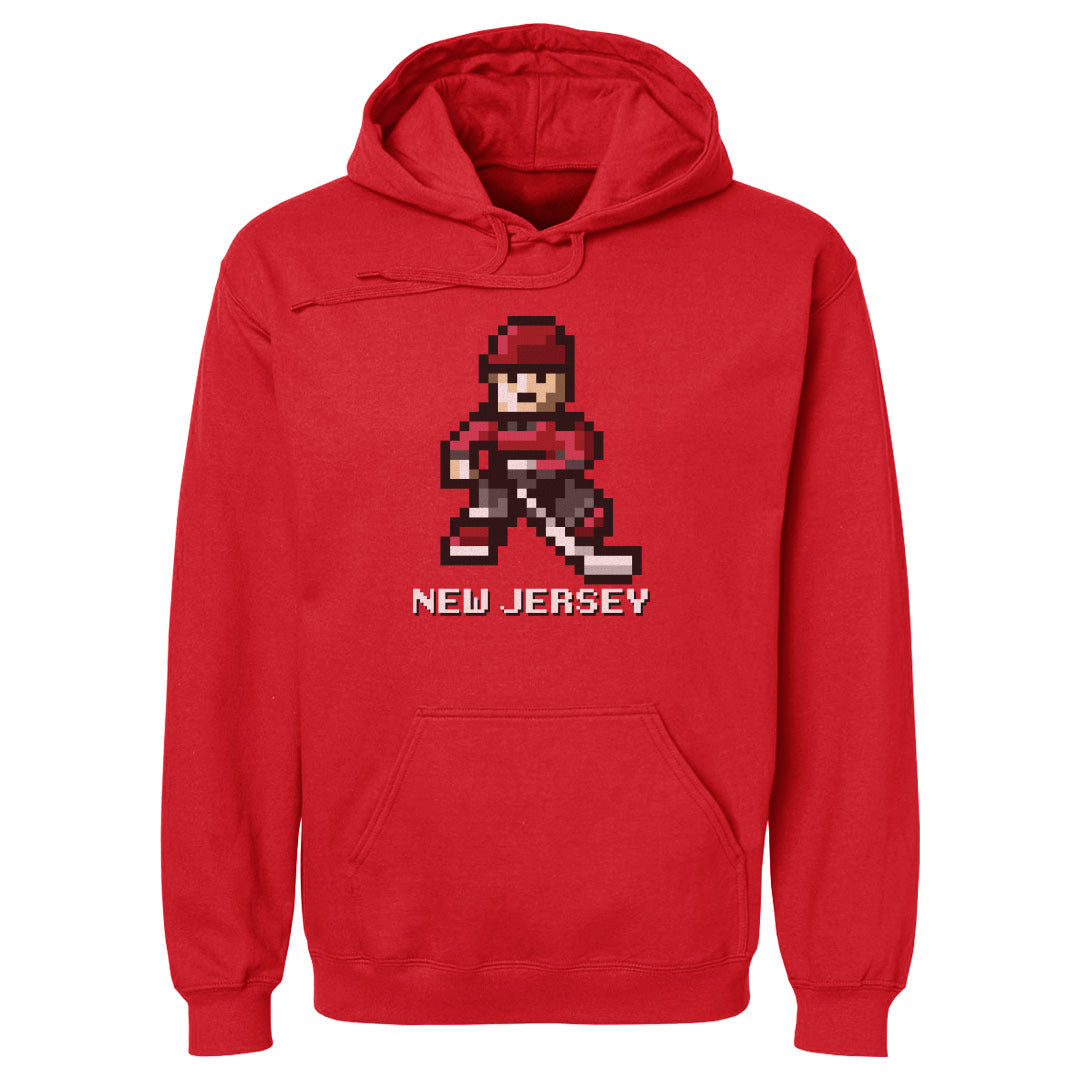 New Jersey Hockey 8-bit WHT
