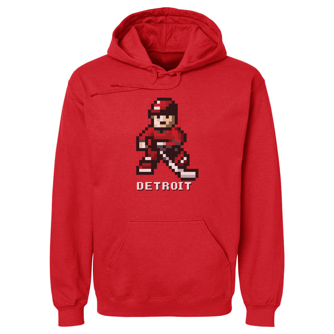 Detroit Hockey 8-bit WHT