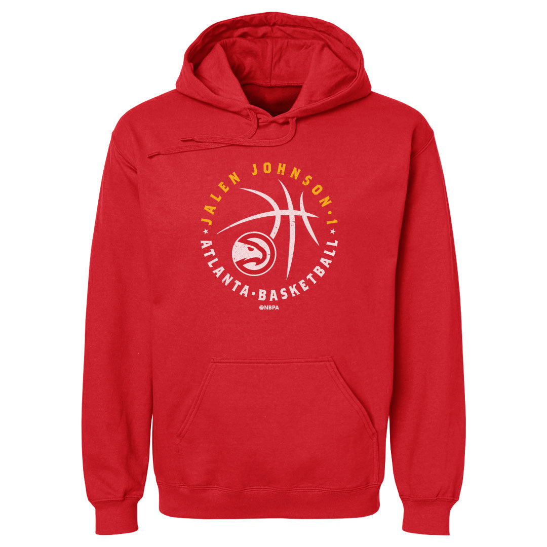 Jalen Johnson Atlanta Hawks Player Ball WHT