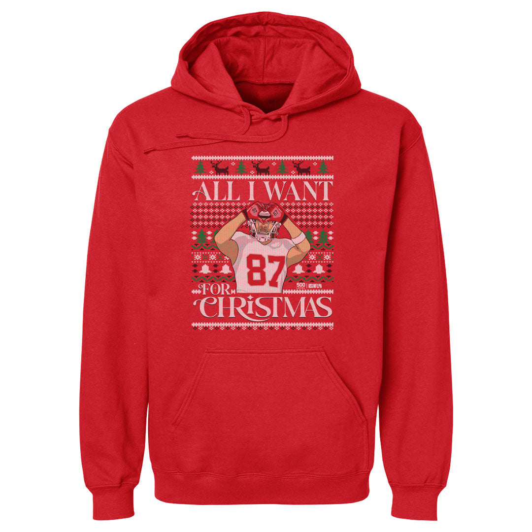 Travis Kelce Kansas City Ugly Sweater WHT