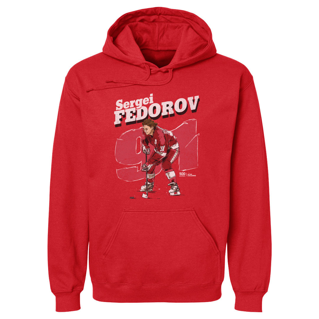 Sergei Fedorov Detroit Retro WHT