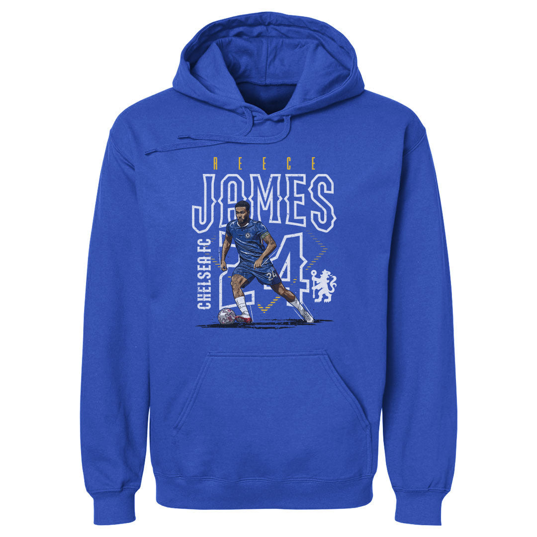 Reece James Chelsea FC Outline Number WHT