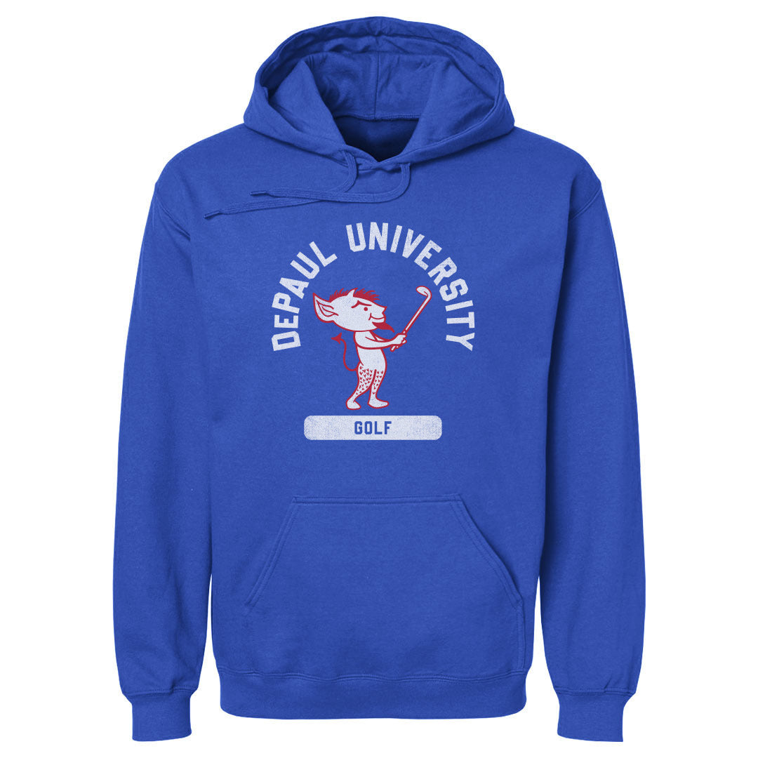 DePaul Blue Demons Mascot Golf WHT