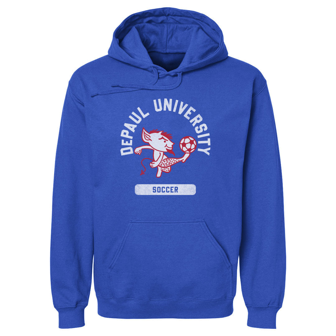 DePaul Blue Demons Mascot Soccer WHT