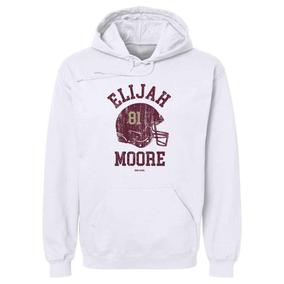 Elijah Moore College Helmet Font