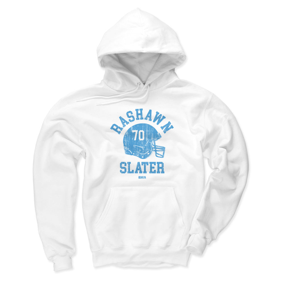 Rashawn Slater Los Angeles C Helmet Font