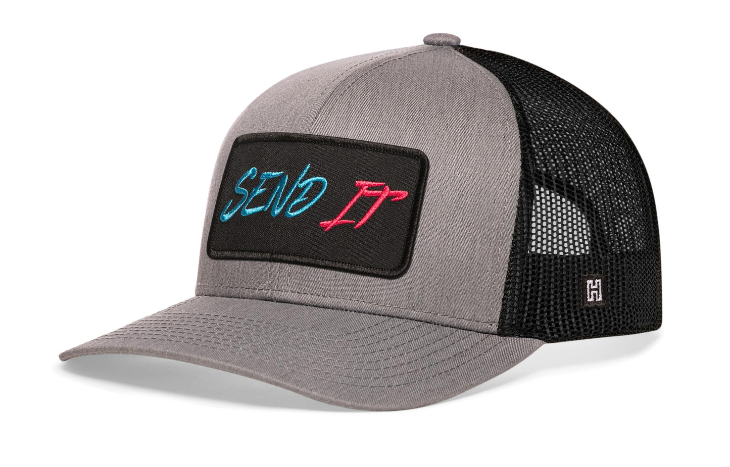 Send It Trucker Haka Hat Gray-Black  Snapback