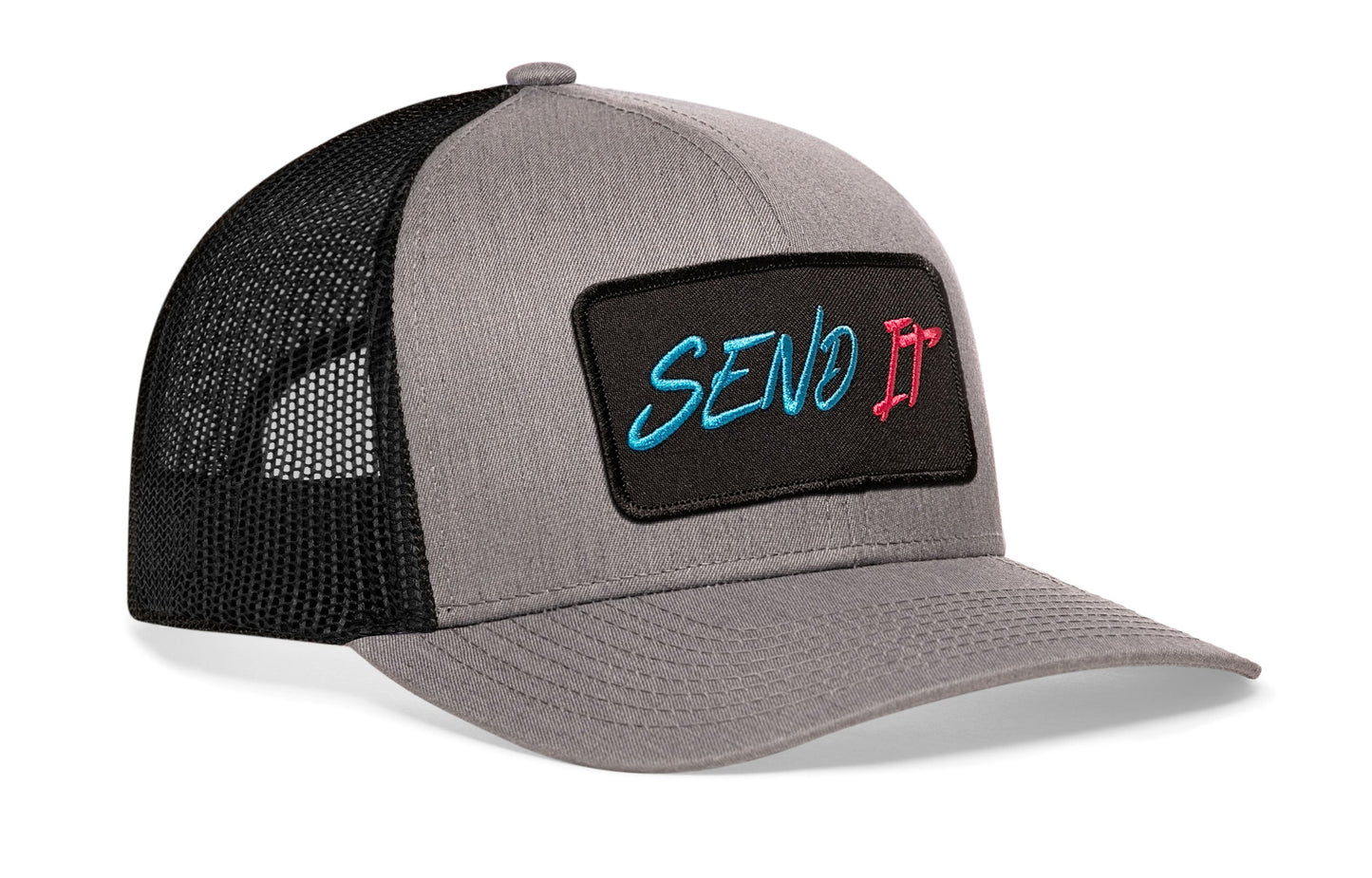 Send It Trucker Haka Hat Gray-Black  Snapback