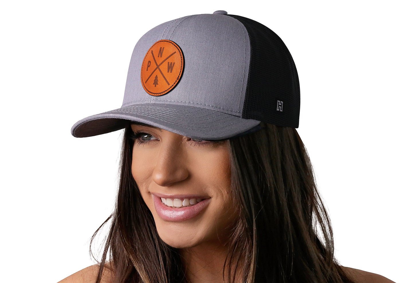 PNW Trucker Haka Hat Gray-Black PNW X Snapback
