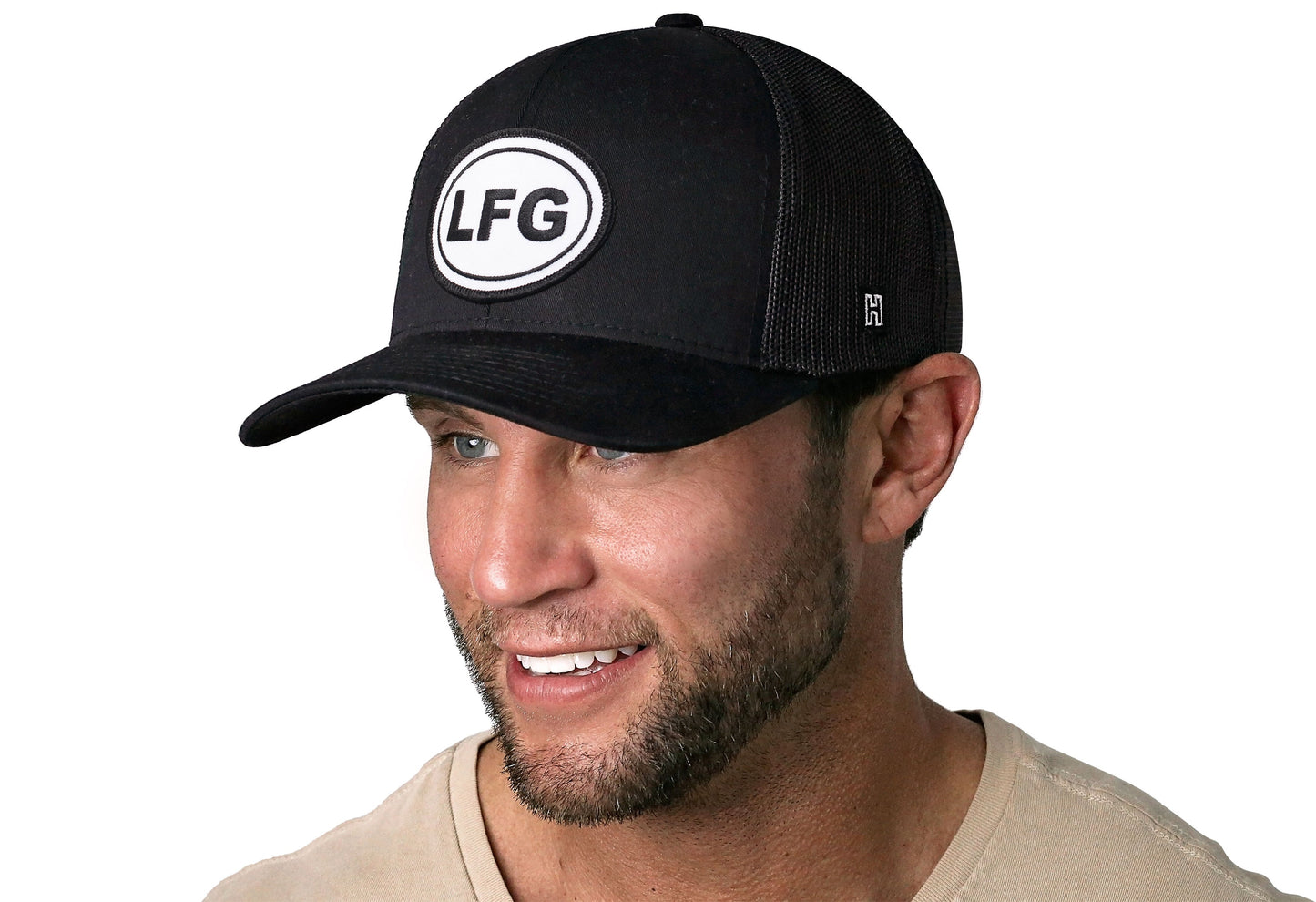 LFG Trucker Haka Hat Black Lets Go Snapback