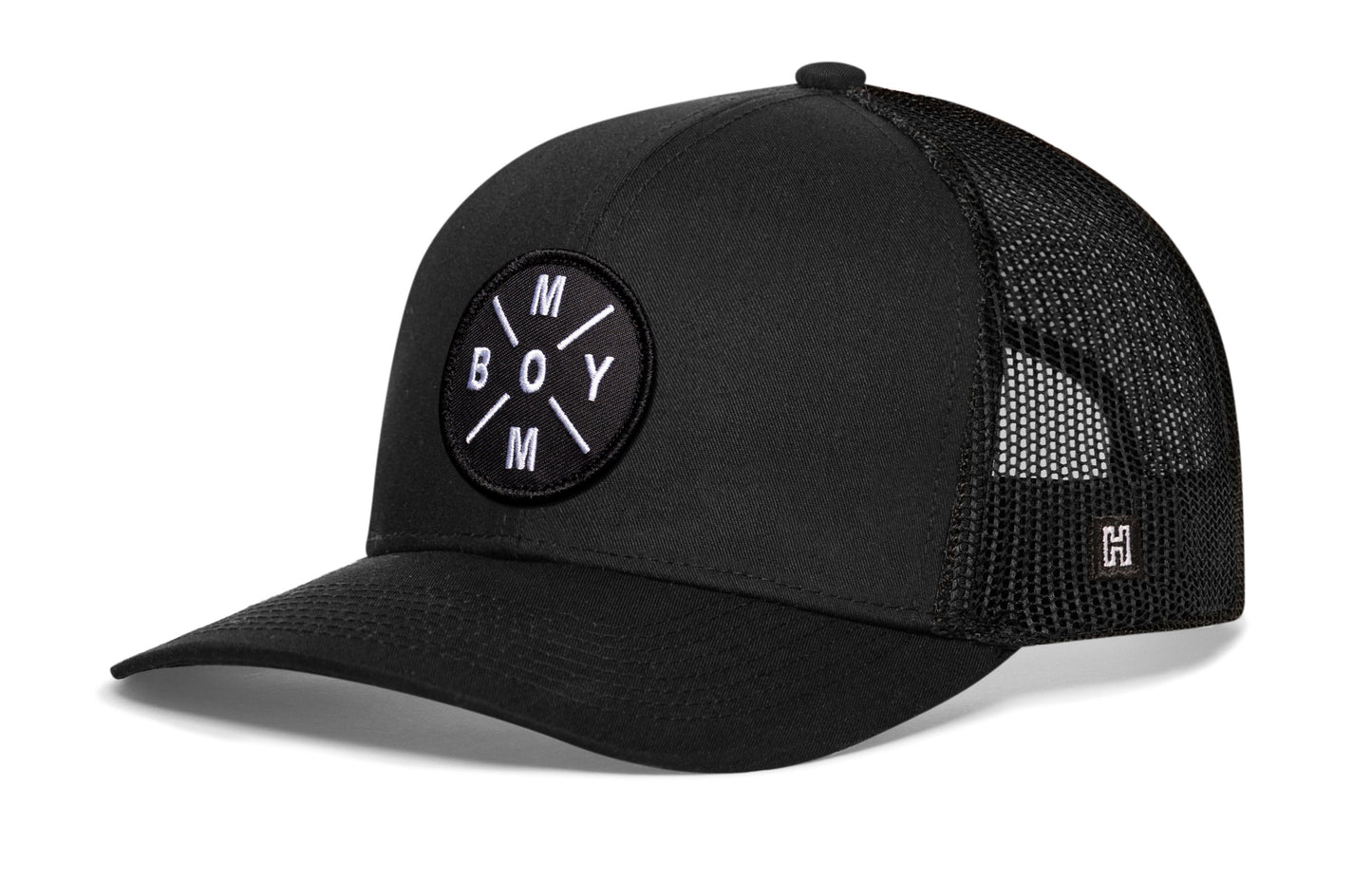 Boy Mom Trucker Haka Hat Black  Snapback
