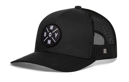 Boy Mom Trucker Haka Hat Black  Snapback