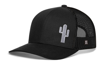 Cactus Trucker Haka Hat Black Cactus Snapback