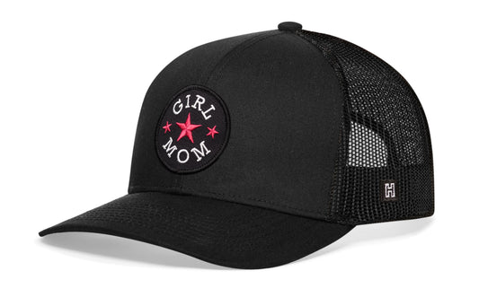 Girl Mom Trucker Haka Hat Black  Snapback