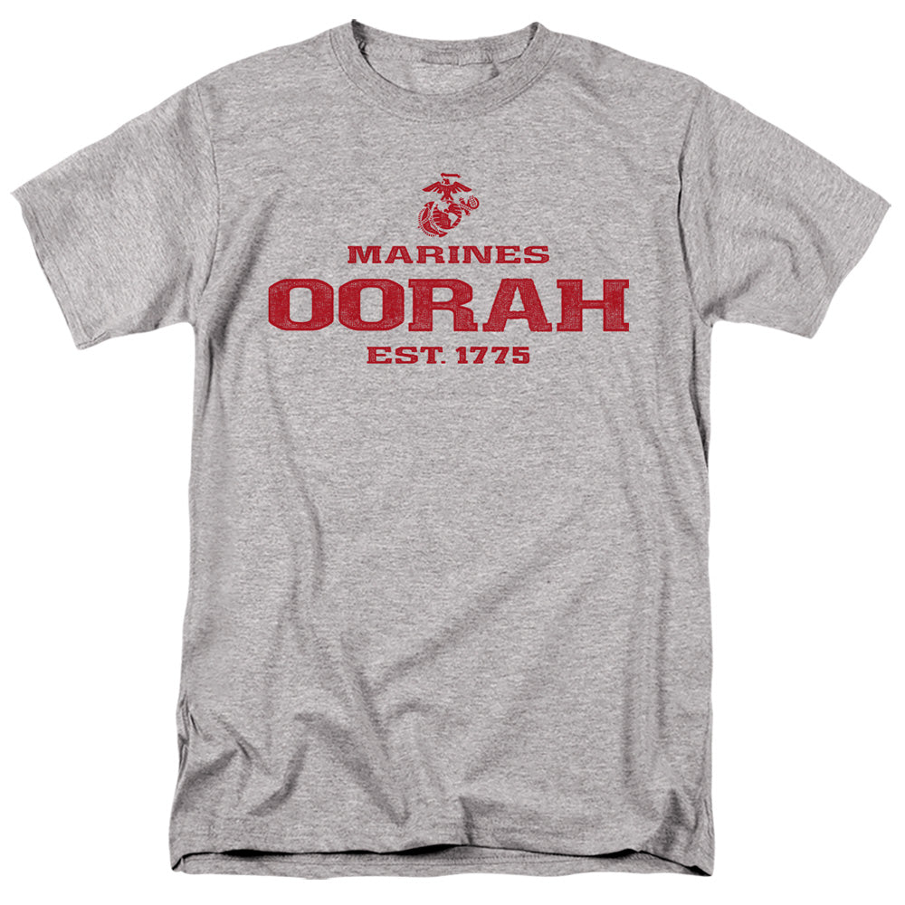 Us Marine Corps Oorah Mens T Shirt Athletic Heather