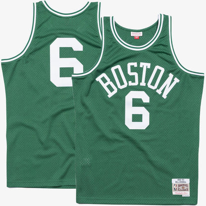 Boston Celtics - Bill Russell Kelly 1962/63 Swingman Jersey