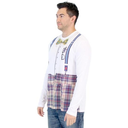 Nerd Long Sleeve Men's Costume T Shirt