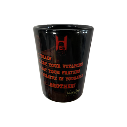 Hulk Hogan Hulks Rules Shot Glass Black