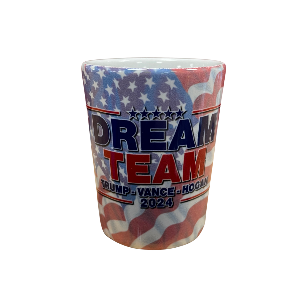 Hulk Hogan 2024 Dream Team Shot Glass