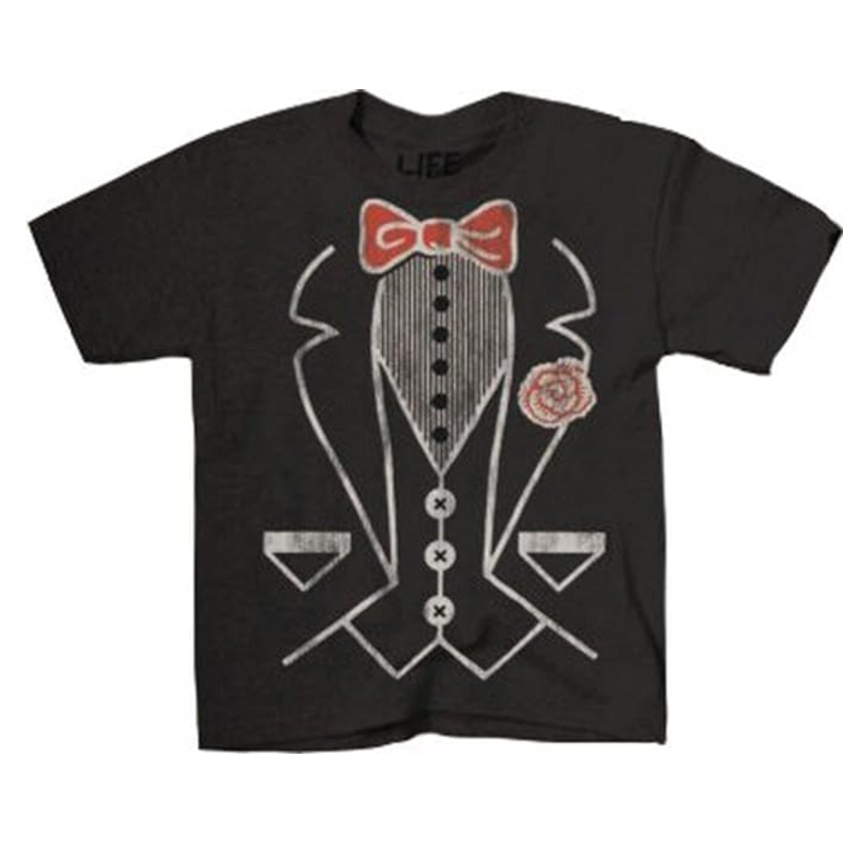 Tuxedo Tee Toddlers Black T Shirt