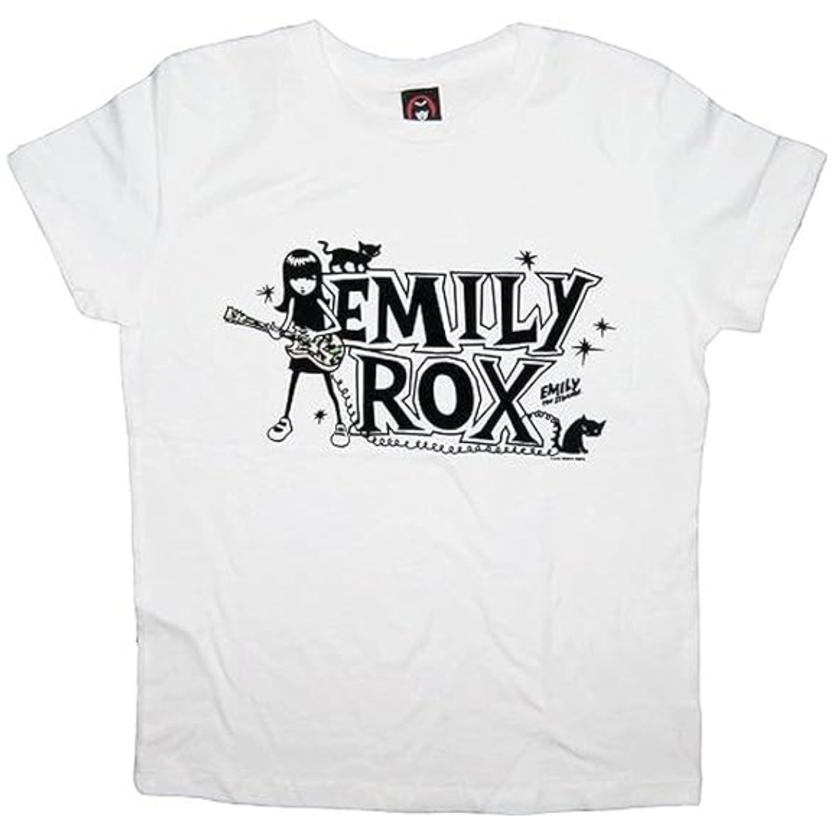 Emily ROX White Juniors T Shirt
