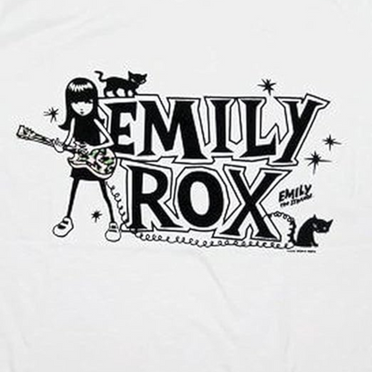 Emily ROX White Juniors T Shirt