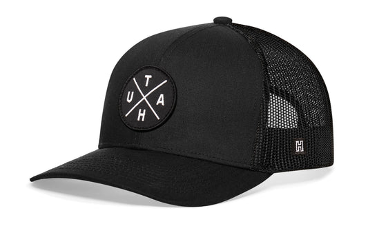 Utah Trucker Haka Hat Black UTAH X Snapback