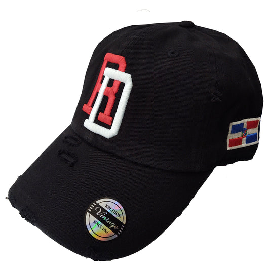 Vintage Adjustable Dominican Embroidered RD Hat Baseball Cap
