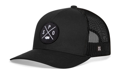 Spokane Trucker Haka Hat Black SPO Snapback