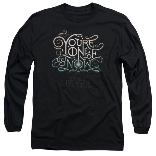 Fantastic Beasts One Of Us Mens Long Sleeve Shirt Black Officially Licensed
