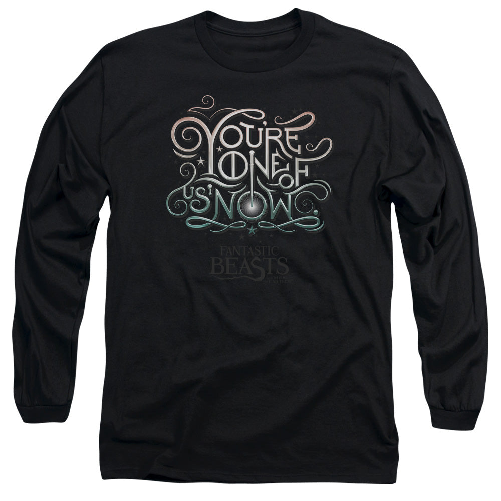 Fantastic Beasts One Of Us Mens Long Sleeve Shirt Black Officially Licensed