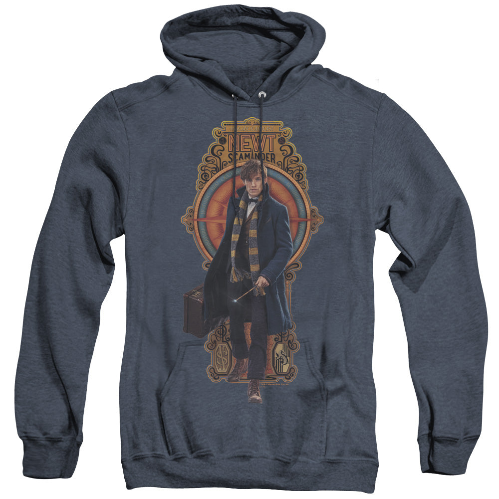 Fantastic Beasts Newt Scamander Heather Mens Hoodie Navy