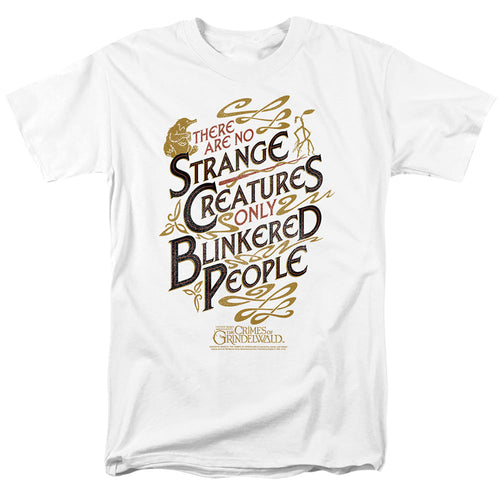 Fantastic Beasts 2 Blinkered People Mens T Shirt White