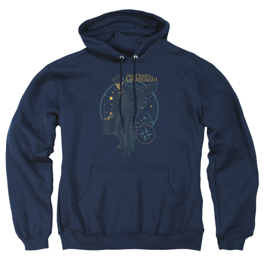 Fantastic Beasts 2 Suitcase Mens Hoodie Navy
