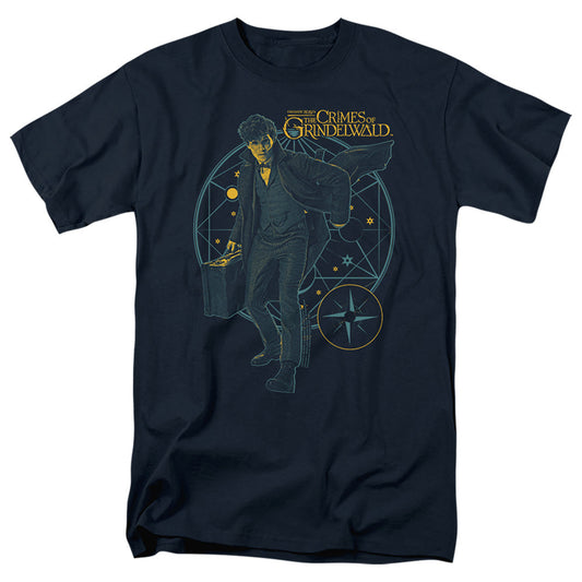 Fantastic Beasts 2 Suitcase Mens T Shirt Navy