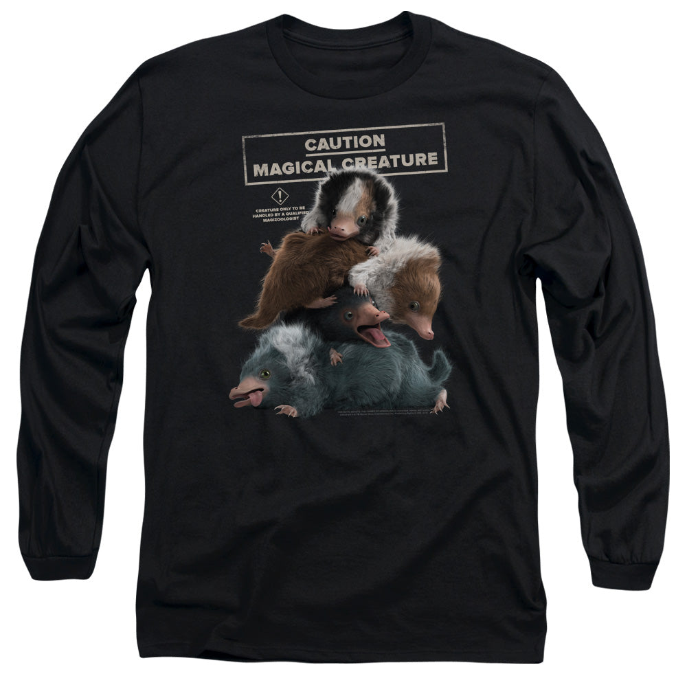 Fantastic Beasts 2 Cuddle Puddle Mens Long Sleeve Shirt Black Officially Licensed