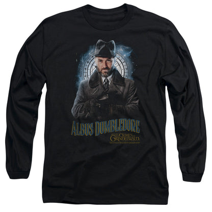 Fantastic Beasts 2 Dumbledore Mens Long Sleeve Shirt Black Officially Licensed