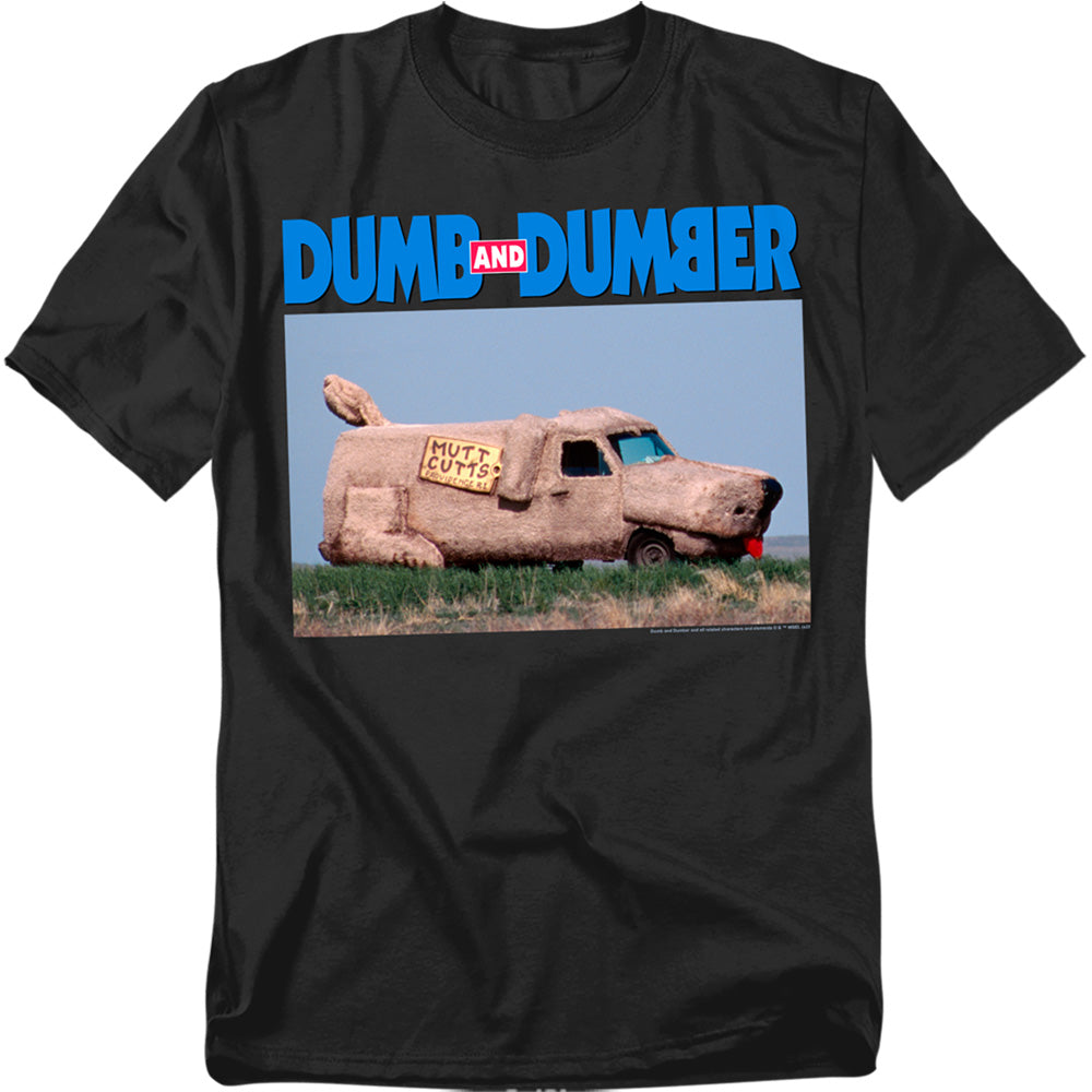Dumb And Dumber Mutt Cutts Mens T Shirt Black