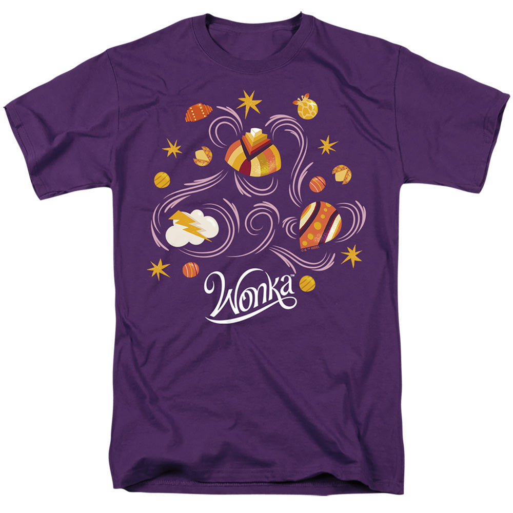 Willy Wonka And The Chocolate Factory Candy Mens T Shirt Purple